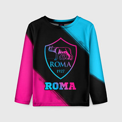 Лонгслив детский Roma - neon gradient, цвет: 3D-принт