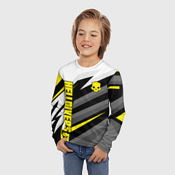 Лонгслив детский Helldivers 2: Uniform Yellow x White, цвет: 3D-принт — фото 2