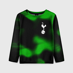 Лонгслив детский Tottenham sport halftone, цвет: 3D-принт