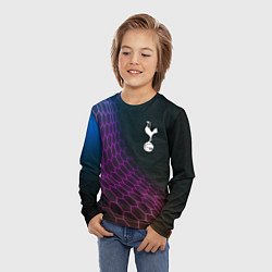 Лонгслив детский Tottenham футбольная сетка, цвет: 3D-принт — фото 2
