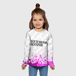 Лонгслив детский Tottenham pro football посередине, цвет: 3D-принт — фото 2