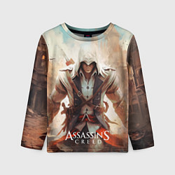 Лонгслив детский Assassins creed большой город, цвет: 3D-принт