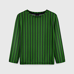 Лонгслив детский Паттерн из пересекающихся овалов, цвет: 3D-принт