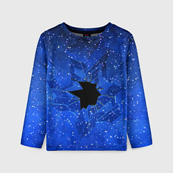 Детский лонгслив Расколотое стекло - звездное небо