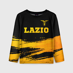 Лонгслив детский Lazio - gold gradient посередине, цвет: 3D-принт