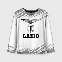 Детский лонгслив Lazio sport на светлом фоне