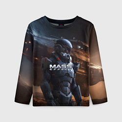 Лонгслив детский Mass Effect game space, цвет: 3D-принт