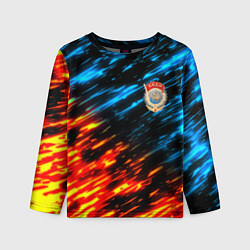 Лонгслив детский СССР битва стихий, цвет: 3D-принт