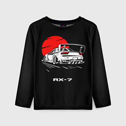 Лонгслив детский Mazda RX-7, цвет: 3D-принт