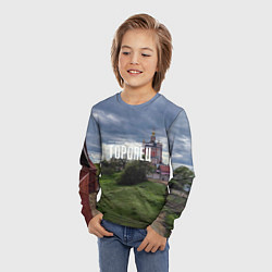 Лонгслив детский Торопец Корсунско-Богородский собор, цвет: 3D-принт — фото 2