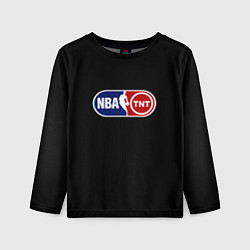 Лонгслив детский NBA logo tnt, цвет: 3D-принт