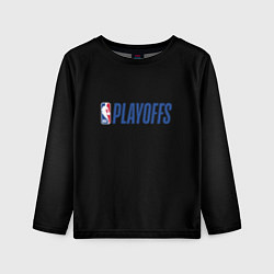 Лонгслив детский NBA playoffs, цвет: 3D-принт