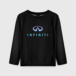 Лонгслив детский Infiniti logo neon, цвет: 3D-принт