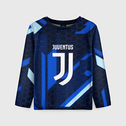 Лонгслив детский Juventus sport geometry steel, цвет: 3D-принт