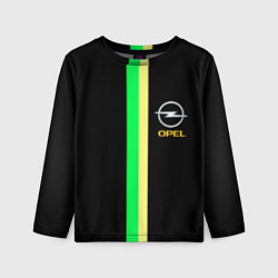 Лонгслив детский Opel line geometry, цвет: 3D-принт