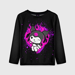 Лонгслив детский Огненное сердце Куроми, цвет: 3D-принт