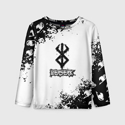 Лонгслив детский Хвост феи x Берсерк, цвет: 3D-принт