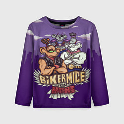 Лонгслив детский Мыши-рокеры с Марса, цвет: 3D-принт