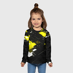 Лонгслив детский Абстракция обман зрения, цвет: 3D-принт — фото 2