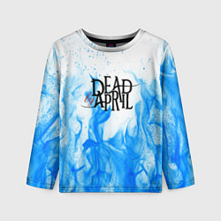 Лонгслив детский Dead by april fire blue, цвет: 3D-принт