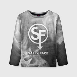 Лонгслив детский Sally Face - grey gradient, цвет: 3D-принт