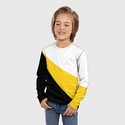 Лонгслив детский Мы русские с нами Бог большой КЦК, цвет: 3D-принт — фото 2