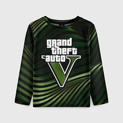 Лонгслив детский Grand Theft Auto V - logo, цвет: 3D-принт