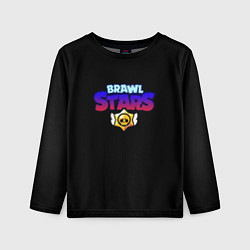 Лонгслив детский Brawl stars neon logo, цвет: 3D-принт