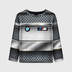 Детский лонгслив BMW metal texture