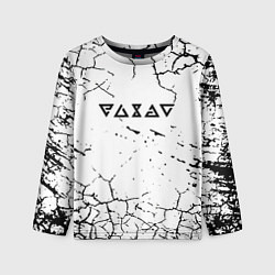 Лонгслив детский Ведьмак трещины в земле, цвет: 3D-принт