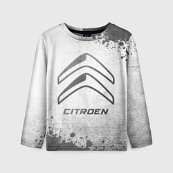 Лонгслив детский Citroen - white gradient, цвет: 3D-принт