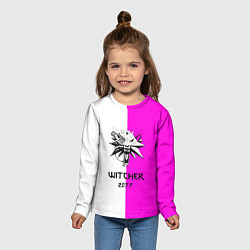 Лонгслив детский The Witcher line, цвет: 3D-принт — фото 2