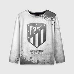 Лонгслив детский Atletico Madrid - white gradient, цвет: 3D-принт