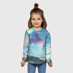 Лонгслив детский Horizon: Zero Dawn game steel, цвет: 3D-принт — фото 2
