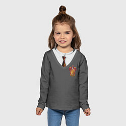 Лонгслив детский Форма Гриффиндора, цвет: 3D-принт — фото 2
