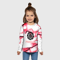 Лонгслив детский Portal storm, цвет: 3D-принт — фото 2