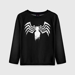 Лонгслив детский Venom - logo, цвет: 3D-принт