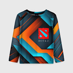 Лонгслив детский Dota 2 абстракция из линий, цвет: 3D-принт