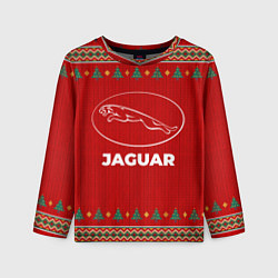 Лонгслив детский Jaguar new year, цвет: 3D-принт