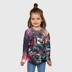 Лонгслив детский Лобо, цвет: 3D-принт — фото 2