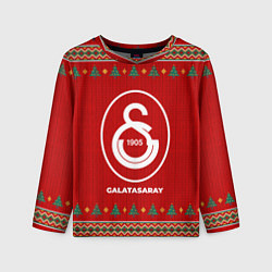 Лонгслив детский Galatasaray new year, цвет: 3D-принт