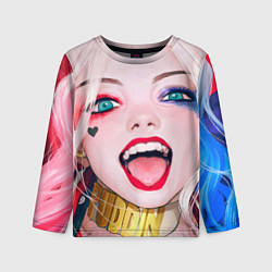 Детский лонгслив Харли квин
