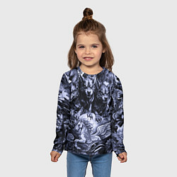 Лонгслив детский Мифические существа с стиле тату, цвет: 3D-принт — фото 2