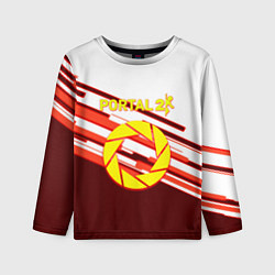 Лонгслив детский Portal geometry game, цвет: 3D-принт