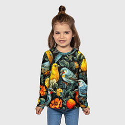 Лонгслив детский Кукушки, цвет: 3D-принт — фото 2