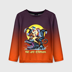 Лонгслив детский Two Donalds and Venom - meme, цвет: 3D-принт