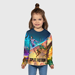 Лонгслив детский Главные герои Split fiction, цвет: 3D-принт — фото 2