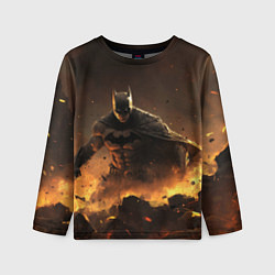 Детский лонгслив Batman dark city