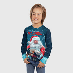 Лонгслив детский Все дуреют с этой рыбалки, цвет: 3D-принт — фото 2