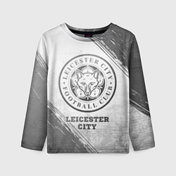Лонгслив детский Leicester City - white gradient, цвет: 3D-принт